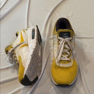 Nike Yellow and White Athletic Shoes